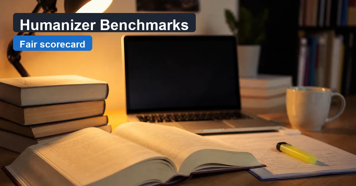 AI Humanizer Benchmarks — WriteReal cover