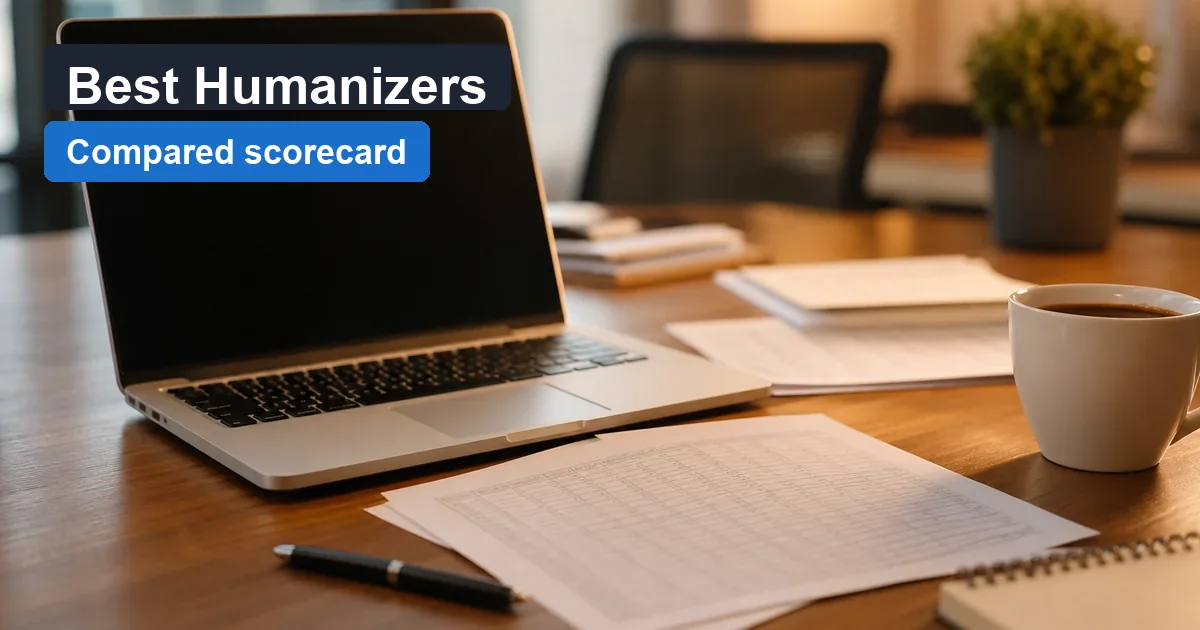 WriteReal scorecard cover for best AI humanizer compared guide