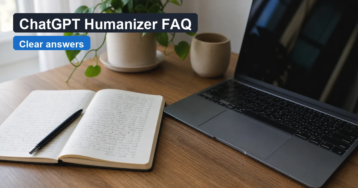 ChatGPT Humanizer FAQ — WriteReal cover