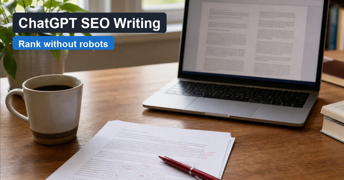 ChatGPT SEO Writing — WriteReal cover
