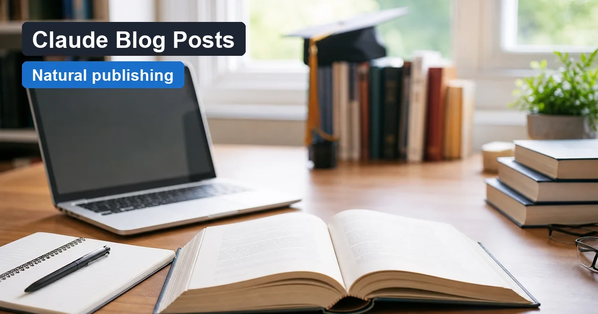 Claude Blog Humanizer for Natural Publishing — WriteReal cover
