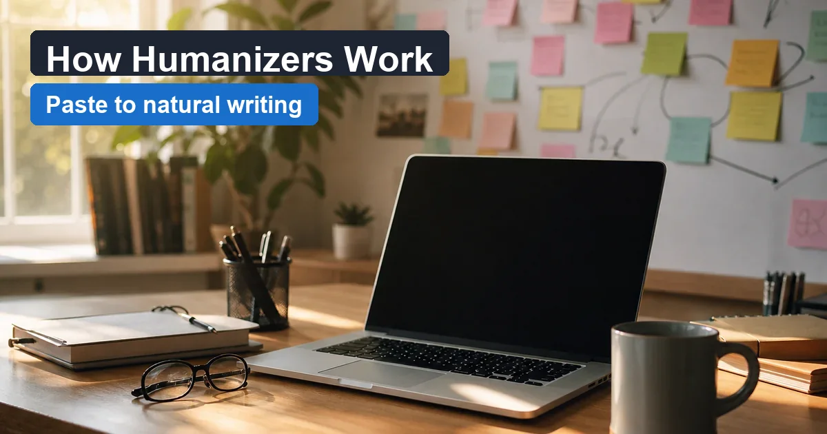 How AI Humanizers Work — WriteReal cover