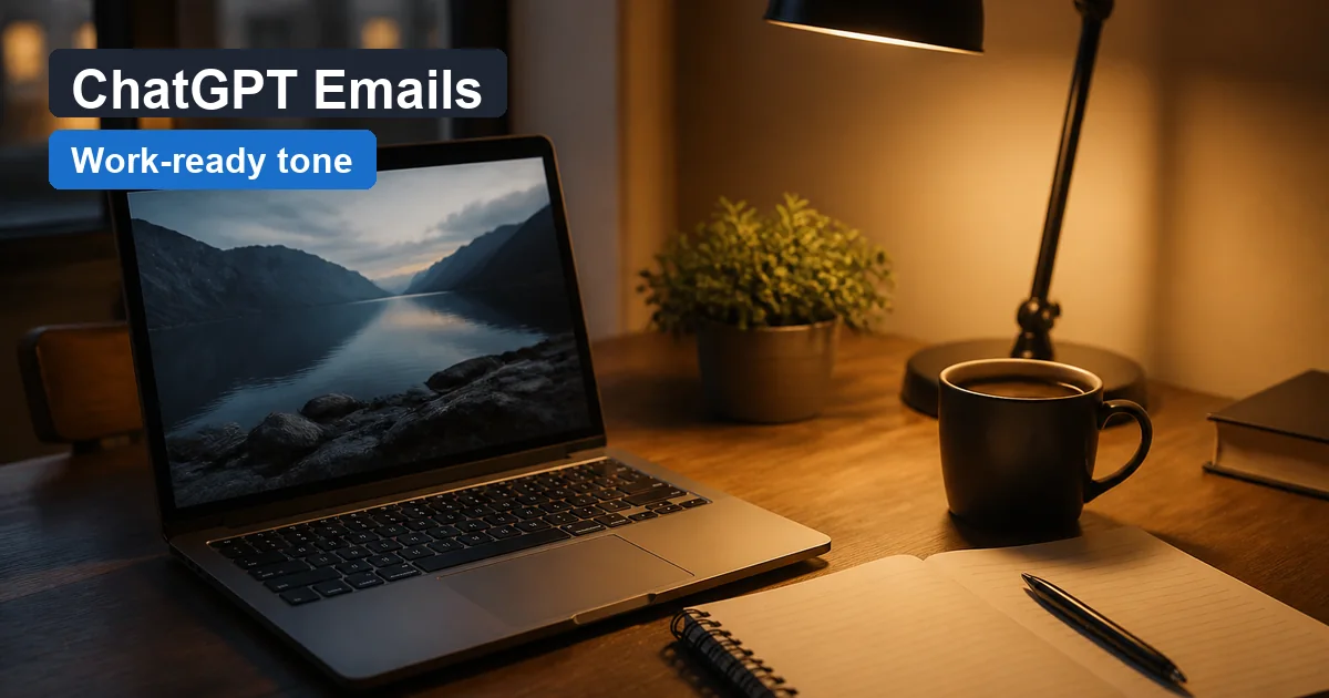 Humanize ChatGPT emails for work — WriteReal