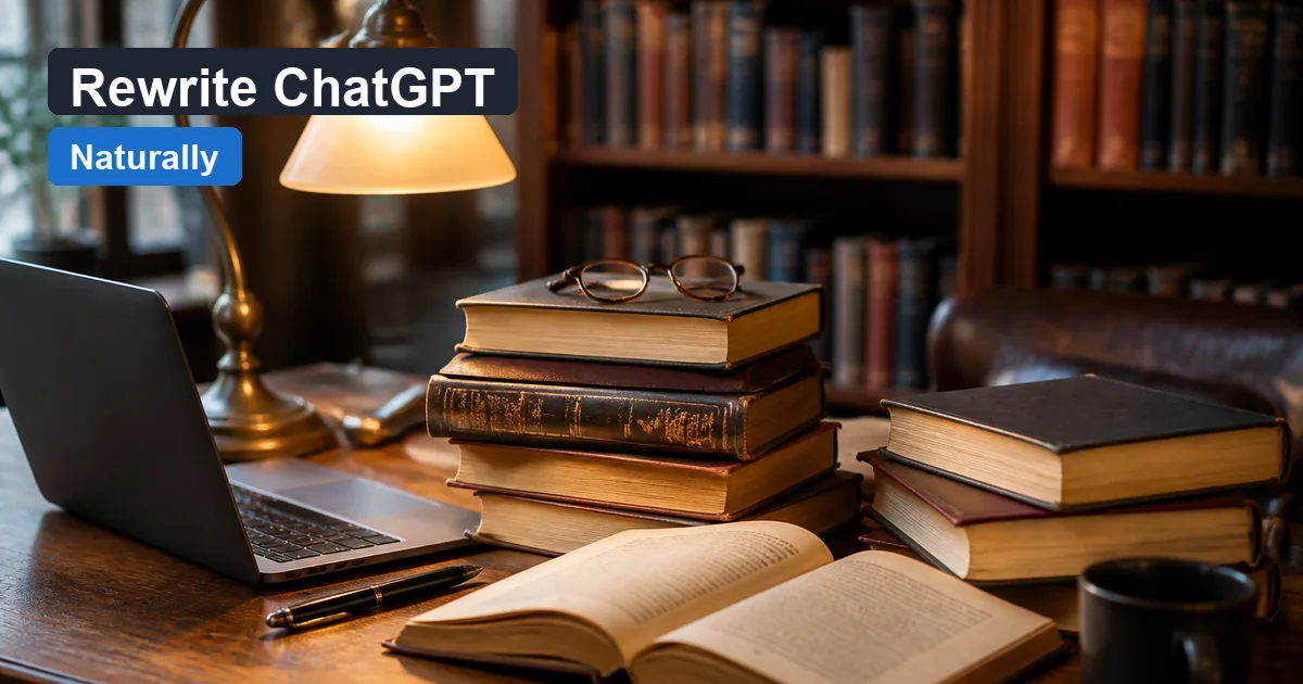 Rewrite ChatGPT naturally — WriteReal cadence guide