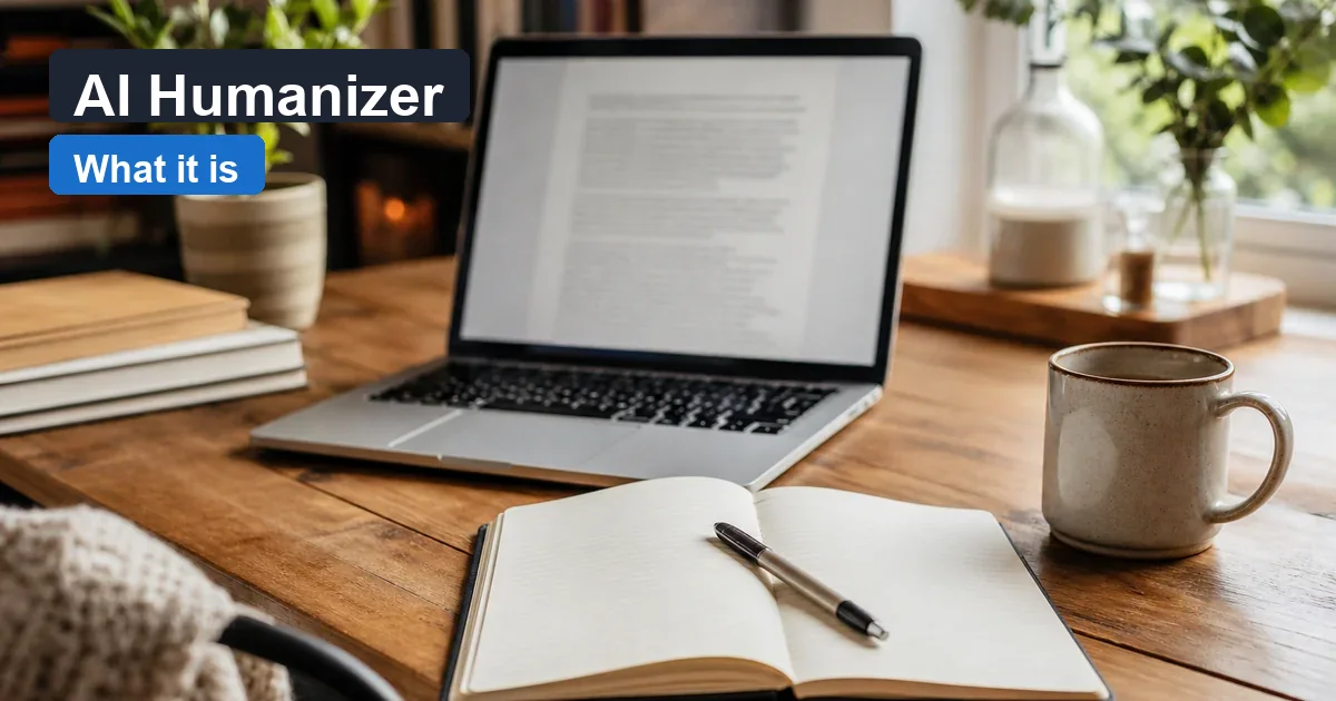 What Is an AI Humanizer? A Complete Guide to Humanizing AI Text — WriteReal cover