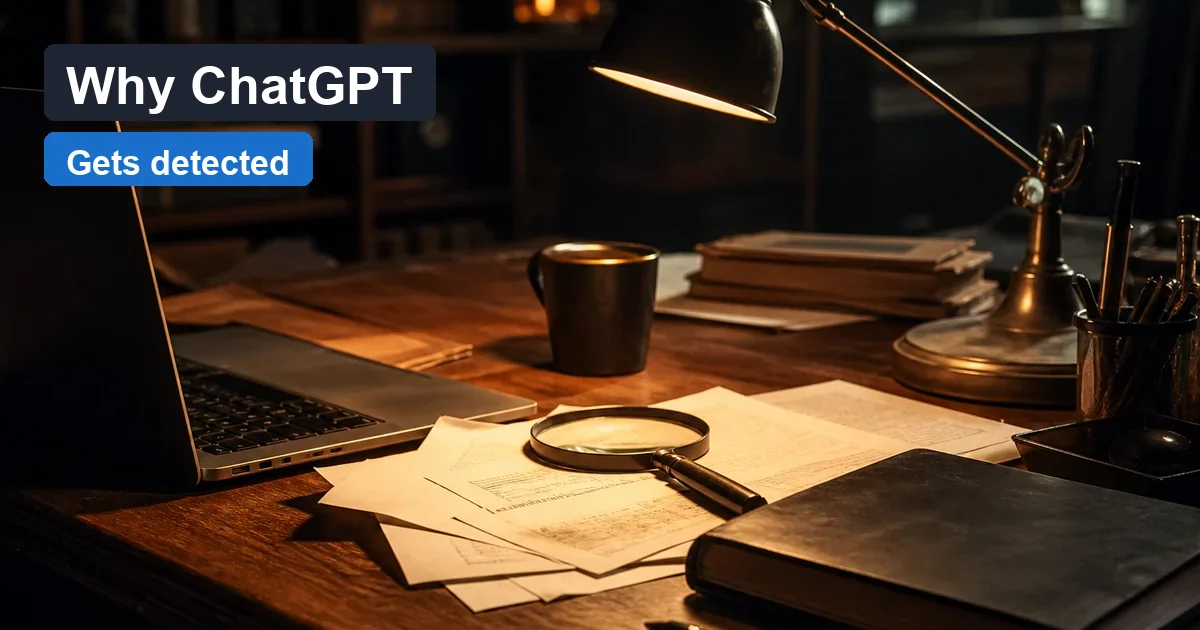 Why ChatGPT Gets Detected — WriteReal cover