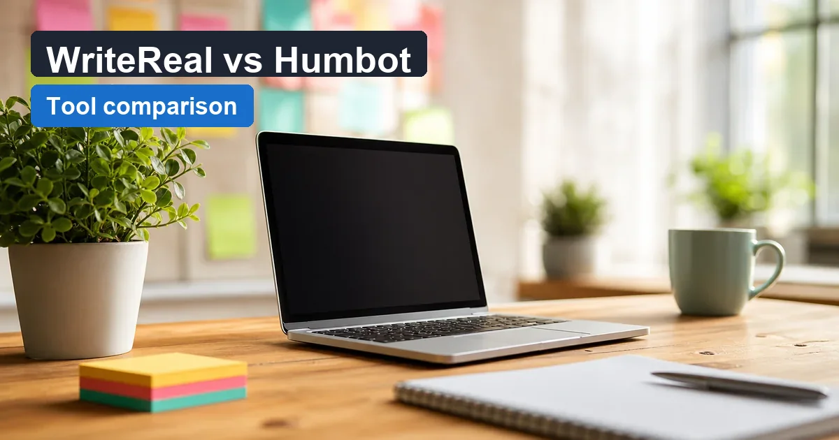WriteReal vs Humbot AI humanizer comparison cover