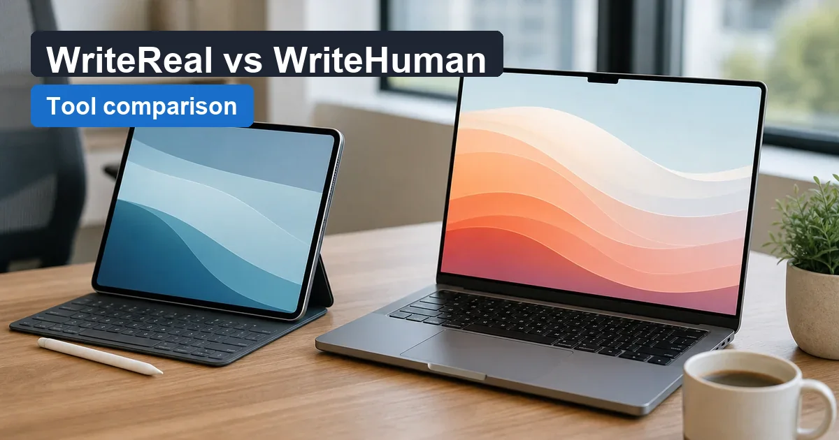 WriteReal vs WriteHuman — WriteReal cover